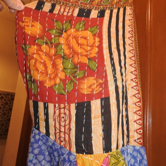 ✨ One-of-a-Kind Kantha Quilted Jacket ✨ - Picture 5 of 5